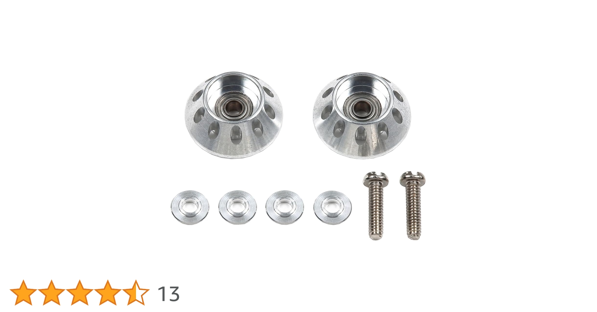 HG 軽量13mm オールアルミ テーパータイプ 12個セット Amazon | タミヤ(TAMIYA) ミニ四駆特別企画 HG 軽量13mmオール